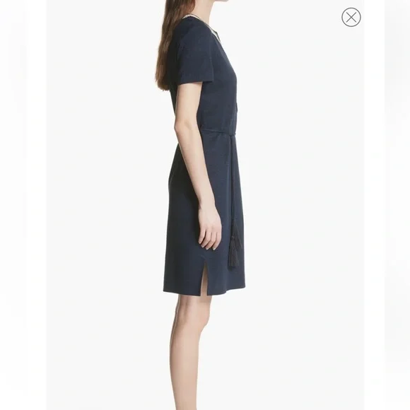 Tory Burch  Liliana Soutache Linen Dress NWT size XS - Picture 7 of 7